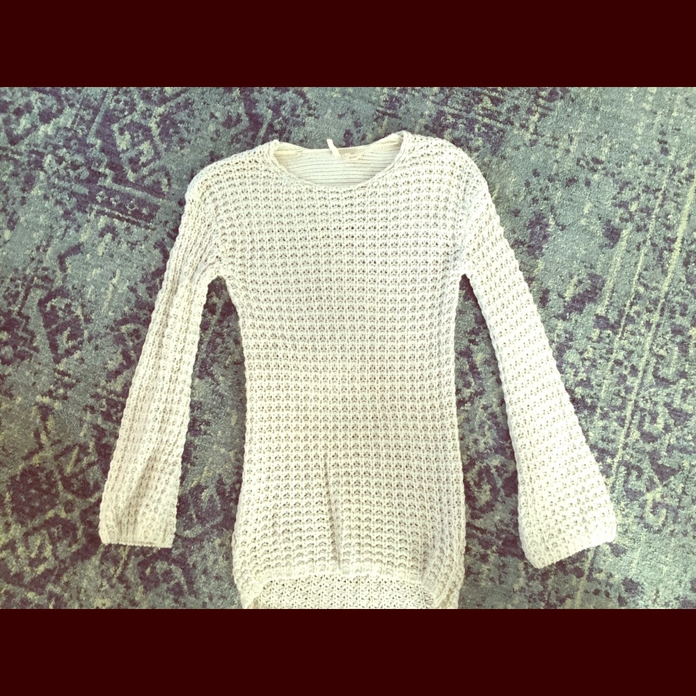 Tunic knit sweater